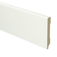 MDF Moderne plint 90x12 mm voorgelakt RAL 9016