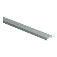 Hoeklijnprofiel Zelfklevend 4 mm t.b.v. PVC Klik Zilver Geborsteld lang