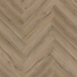 licht beige eiken visgraatvloer met subtiele noesten en natuurlijke houtstructuur