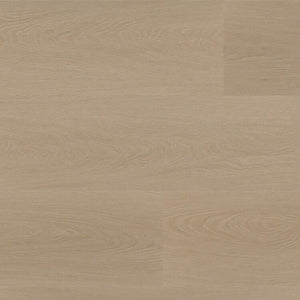 licht beige eiken vloer met zachte houtnerfstructuur en brede planken zonder opvallend patroon