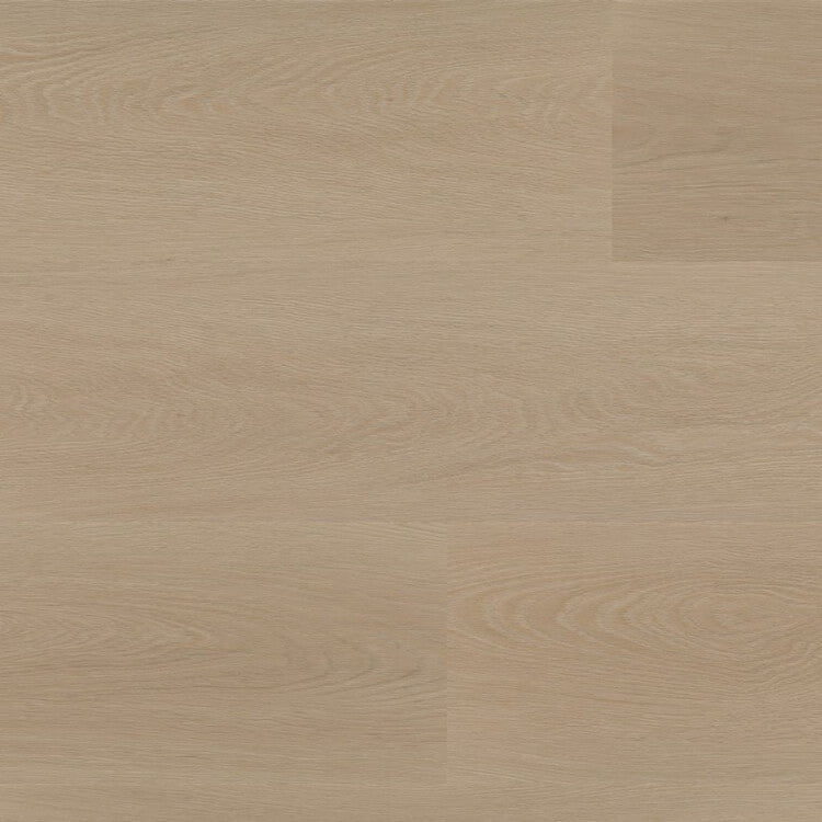 licht beige eiken vloer met fijne houtnerfstructuur en brede planken zonder duidelijk patroon
