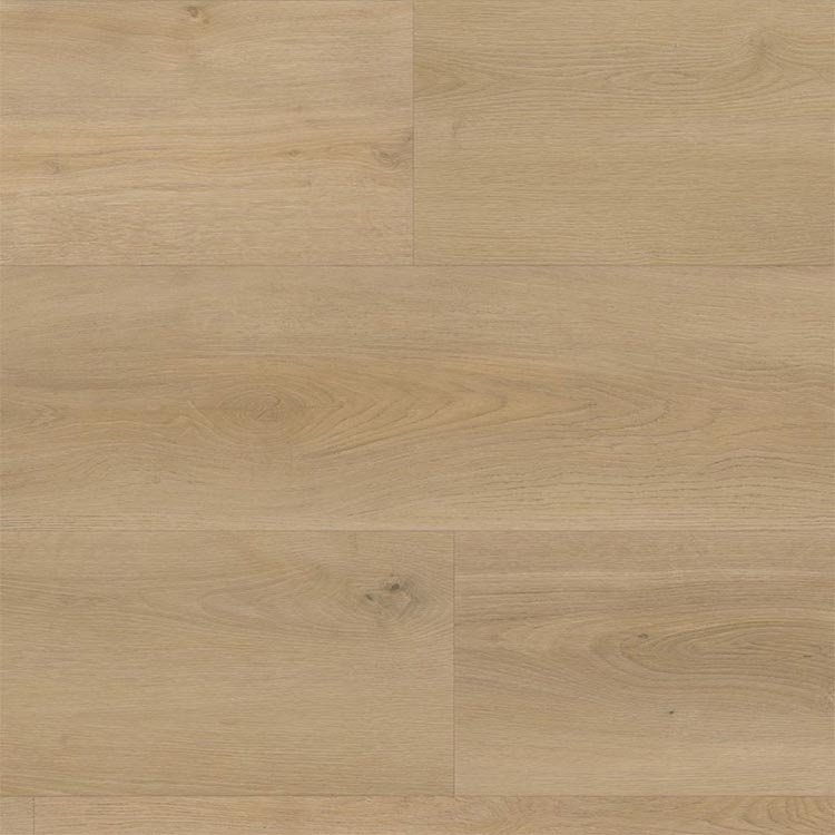 licht beige eiken vloer met brede planken en subtiele houtnerfstructuur zonder opvallende patronen