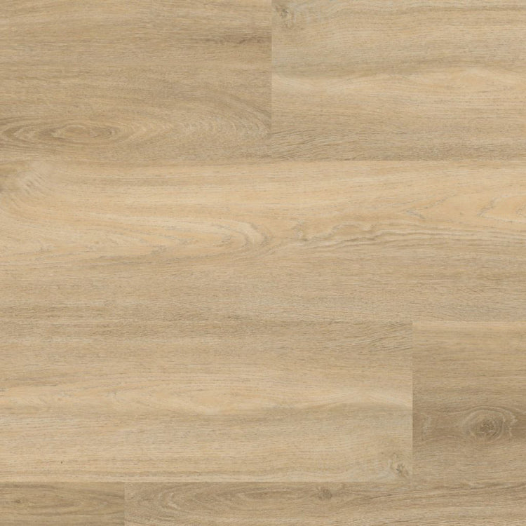 licht beige eiken vloer met zachte houtnerf en matte structuur, brede planken in horizontale legpatroon