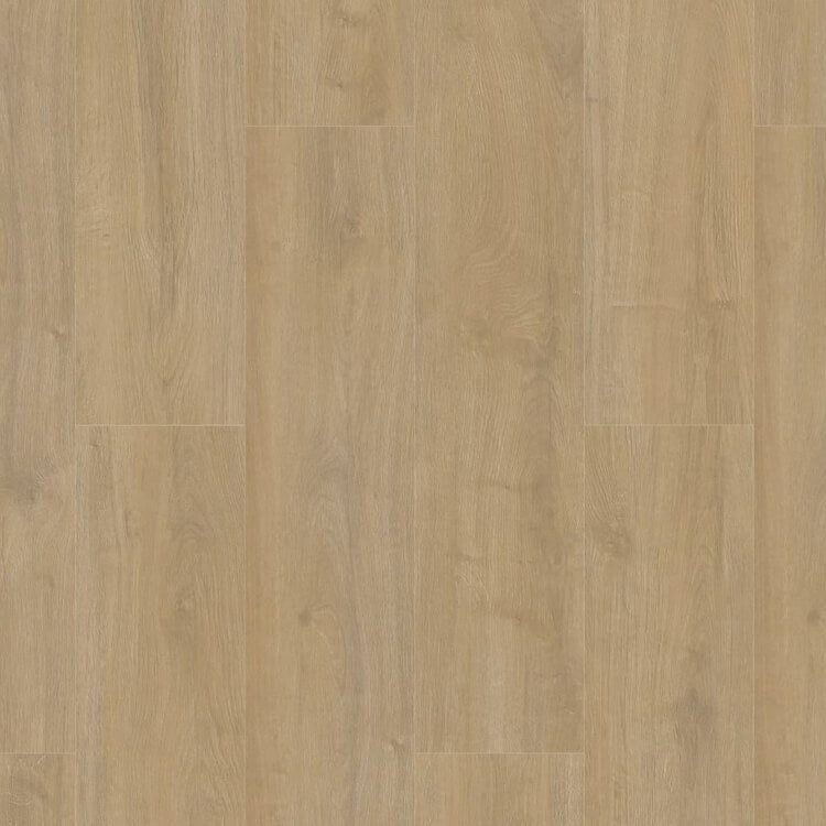 licht beige eiken vloer met brede planken en subtiele houtstructuur, natuurlijke nerfdetails zichtbaar
