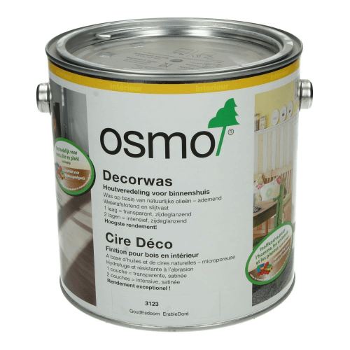 Osmo Decorwas Transparant 3123 Goud Esdoorn 2,5L