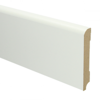 MDF Koloniale plint 120x18 mm voorgelakt RAL 9010