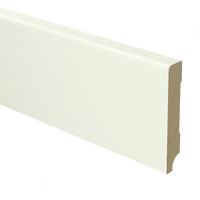 MDF Moderne plint 90x15 mm voorgelakt RAL 9010