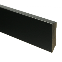 MDF Moderne plint 70x15 mm voorgelakt RAL 9005