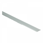 lichte aluminium overbruggingstrip met rechte, subtiele groeven voor vloerovergangen