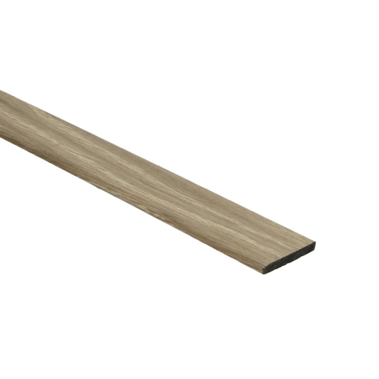Afwerklijst 6x35 mm eiken wit geolied