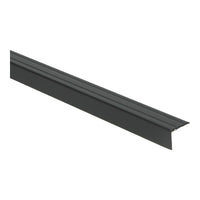 Hoeklijnprofiel Zwart 20 mm 100 cm