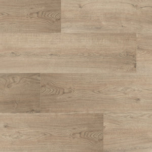 lichte beige eiken vloer met brede planken en subtiele houtnerfstructuur in naturel tinten