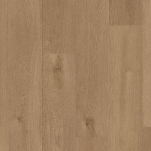 lichte beige eiken vloer met brede planken en een natuurlijke houtstructuur zonder opvallende patronen