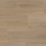 licht beige eiken vloer met fijne houtnerfstructuur en brede planken in horizontaal patroon