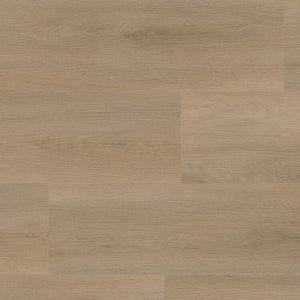 licht beige eiken vloer met fijne houtnerfstructuur en brede planken in horizontaal patroon