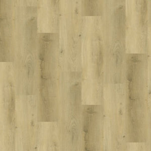 lichte beige eiken vloer met natuurlijke houtstructuur en subtiele noesten in rechte planklay-out
