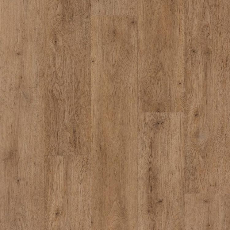 lichte beige eiken vloer met rechte planken en subtiele houtnerfstructuur met enkele knoesten en natuurlijke houttekeningen