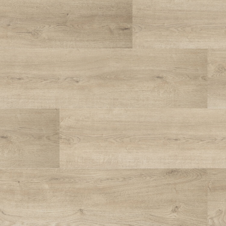 lichte beige eiken vloer met een fijne houtnerfstructuur en brede planken zonder opvallend patroon