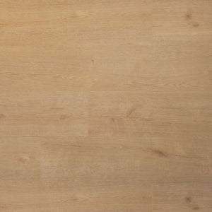 lichte beige eiken vloer met subtiele houtstructuur en matte afwerking, rechte planken zonder patroon zichtbaar