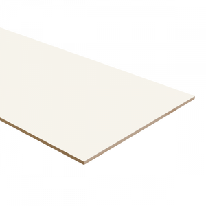 licht wit vloerpaneel met gladde structuur en rechte lijnen aan de zijde, geschikt voor diverse vloerafwerkingen