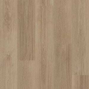 lichte beige eiken vloer met recht plankpatroon en subtiele houtstructuur zichtbaar in de nerf