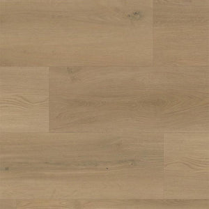 licht beige eiken vloer met brede planken en subtiele houtstructuur in naturel kleurtoon