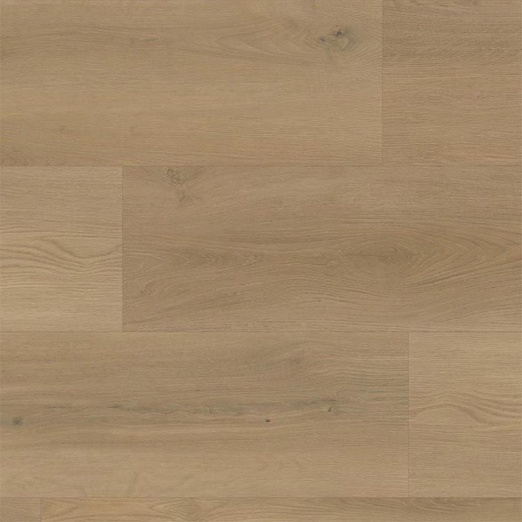 licht beige eiken vloer met brede planken en subtiele houtstructuur in naturel kleurtoon