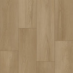 licht eiken vloer met rechte planken en fijne houtnerfstructuur in naturel beige tinten