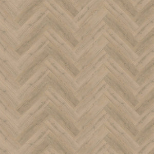 licht beige eiken vloer met visgraatpatroon en fijne houtstructuur