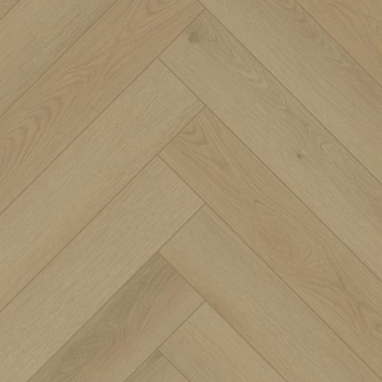 licht eiken visgraatvloer met een matte afwerking en subtiele houtnerfstructuur