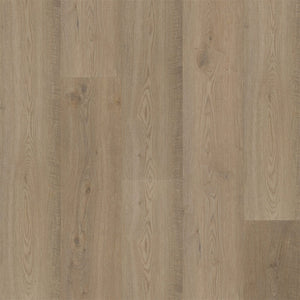 licht eiken vloer met subtiel houtnerfstructuur en brede planken in natuurlijke beige tinten