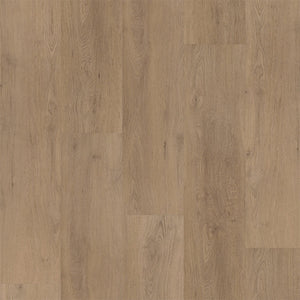 licht beige eiken vloer met natuurlijke houtstructuur en zichtbare noesten, brede planken zonder patroon