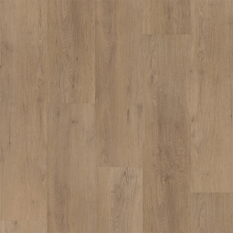licht beige eiken vloer met natuurlijke houtstructuur en zichtbare noesten, brede planken zonder patroon