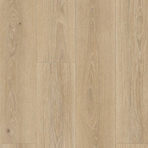 lichte beige eiken vloer met rechte planken en fijne houtnerfstructuur