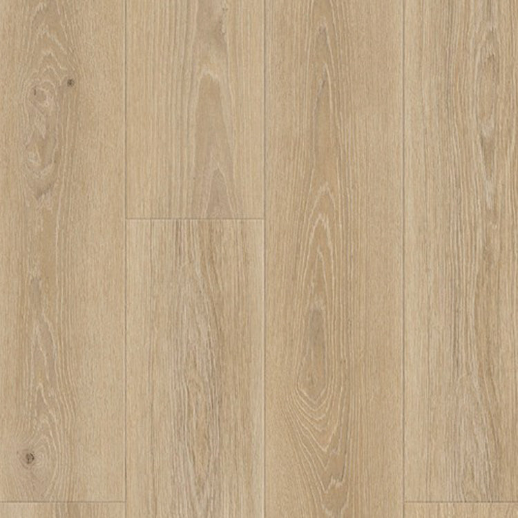 lichte beige eiken vloer met rechte planken en fijne houtnerfstructuur