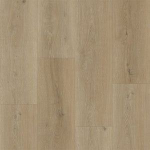 lichte eiken vloer met brede planken en een subtiele houtnerfstructuur in warme beige tinten