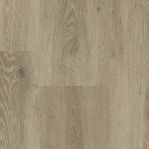 licht beige eiken vloer met fijne houtnerfstructuur en subtiele noesten in brede planken