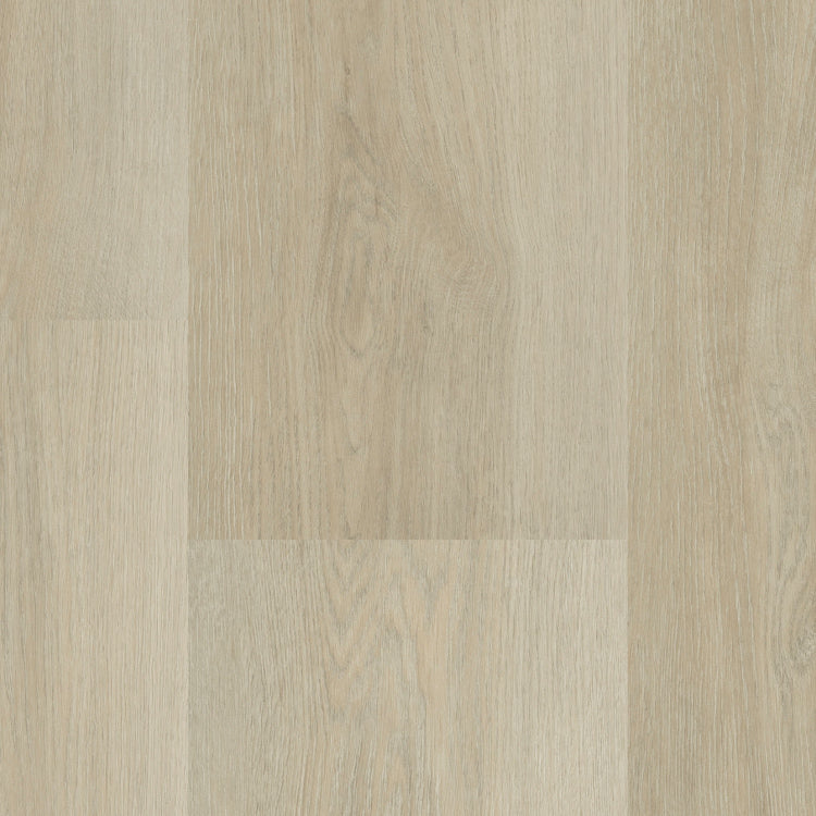 licht beige eiken vloer met fijne nerfstructuur en subtiele houttekening in brede planken