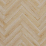 licht eiken visgraatvloer met subtiele houtnerfstructuur en zachte beige ondertoon