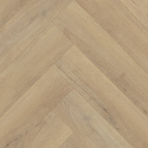 licht eiken visgraat vloer met subtiele houtstructuur en matte afwerking