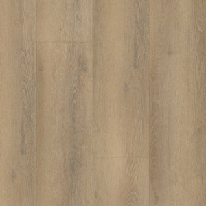 lichte beige eiken vloer met smalle planken en subtiele houtnerfstructuur