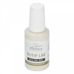 flesje kleine tube bijtip lak in kleur RAL 9001 crème wit voor het bijwerken van beschadigingen aan plinten en vloeren
