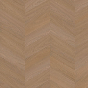 lichte beige eiken vloer met visgraatpatroon en fijne houtstructuur