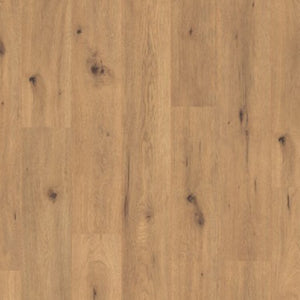 lichte beige eiken vloer met natuurlijke houtstructuur en zichtbare noesten in brede planken