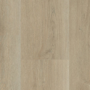 licht beige eiken vloer met natuurlijke houtstructuur en subtiele knoesten, brede planken met fijne nerfdetails