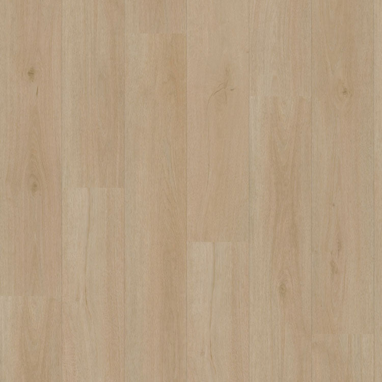 licht eiken vloer met smalle planken en subtiele houtnerfstructuur in naturel beige tonen