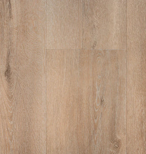 licht beige eiken vloer met natuurlijke houtstructuur en zichtbare noesten in brede planken