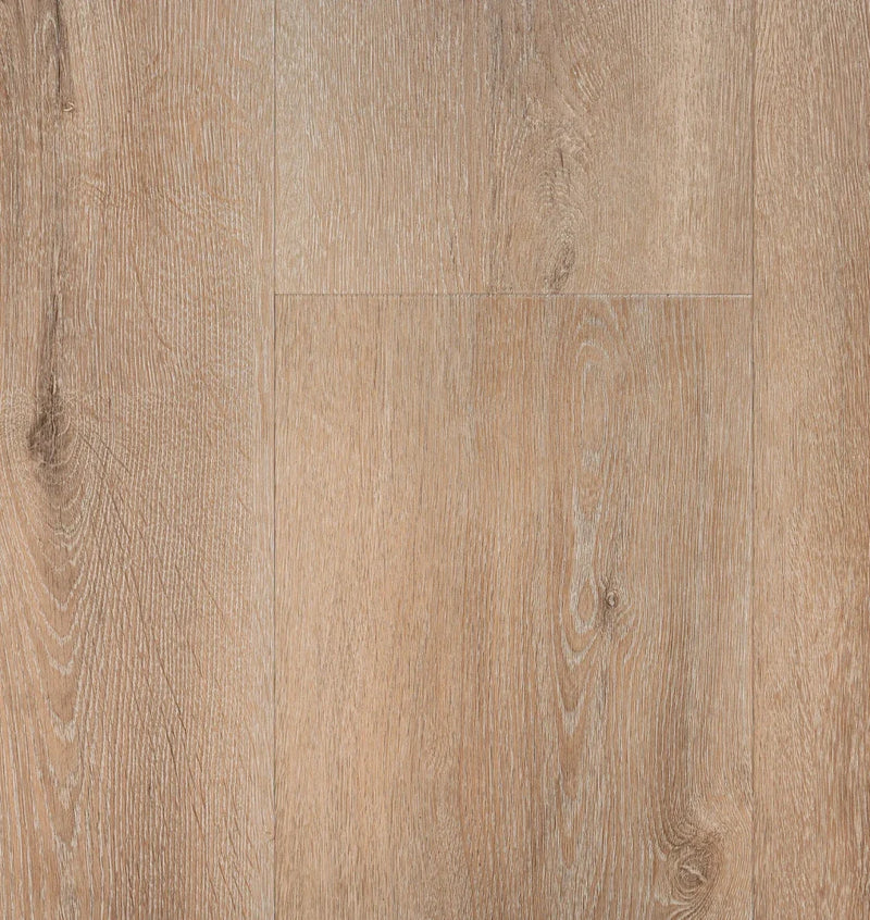 licht beige eiken vloer met natuurlijke houtstructuur en zichtbare noesten in brede planken