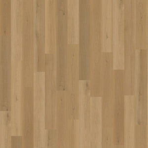 lichte beige eiken vloer met rechte planken en fijne, subtiele houtstructuur zonder zichtbaar patroon