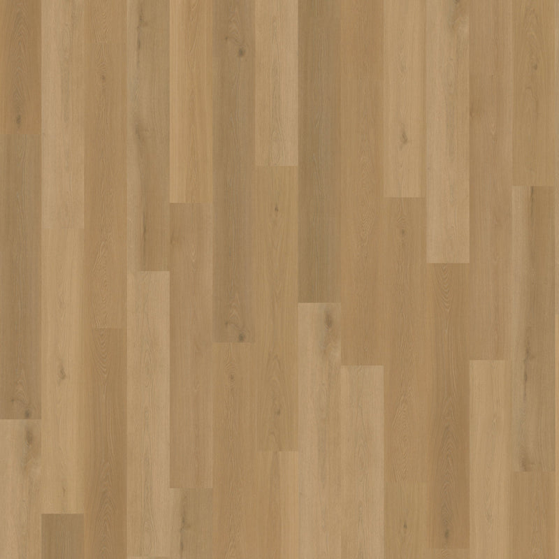lichte eiken vloer met brede planken en een fijne, natuurlijke houtstructuur met subtiele noesten en kleurvariaties in warme beige tinten